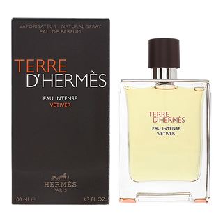 TERRE D’HERMÈS EAU INTENSE VÉTIVER EAU DE PARFUM PER UOMO 100ML SCATOLATO