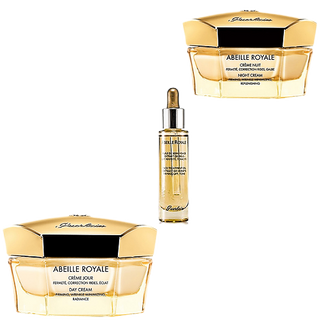 Tris Guerlain abelle royale day cream 50ml-night cream 50ml-face treatment oil 28 ml